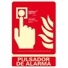 SEÑAL "PULSADOR DE ALARMA" 210X300 PVC ROJO ARCHIVO 2000 6171-04H RJ (Espera 4 dias)